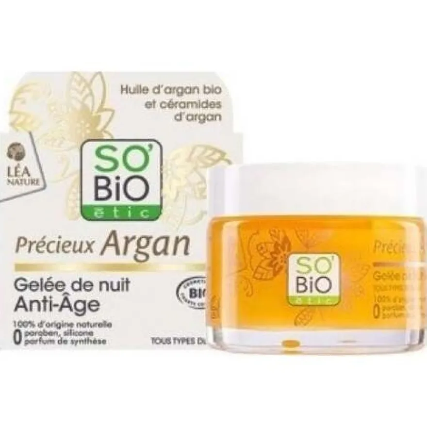 So'Bio Étic Gel Noche Antiedad Argan 40Ml