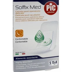 Soffix Med Antibacteriano Post Op Aposito Adhesivo 15 X 8 C - Pic