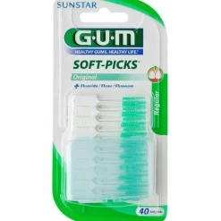 Soft Picks Interdental Desechables, 40 Uds - Gum