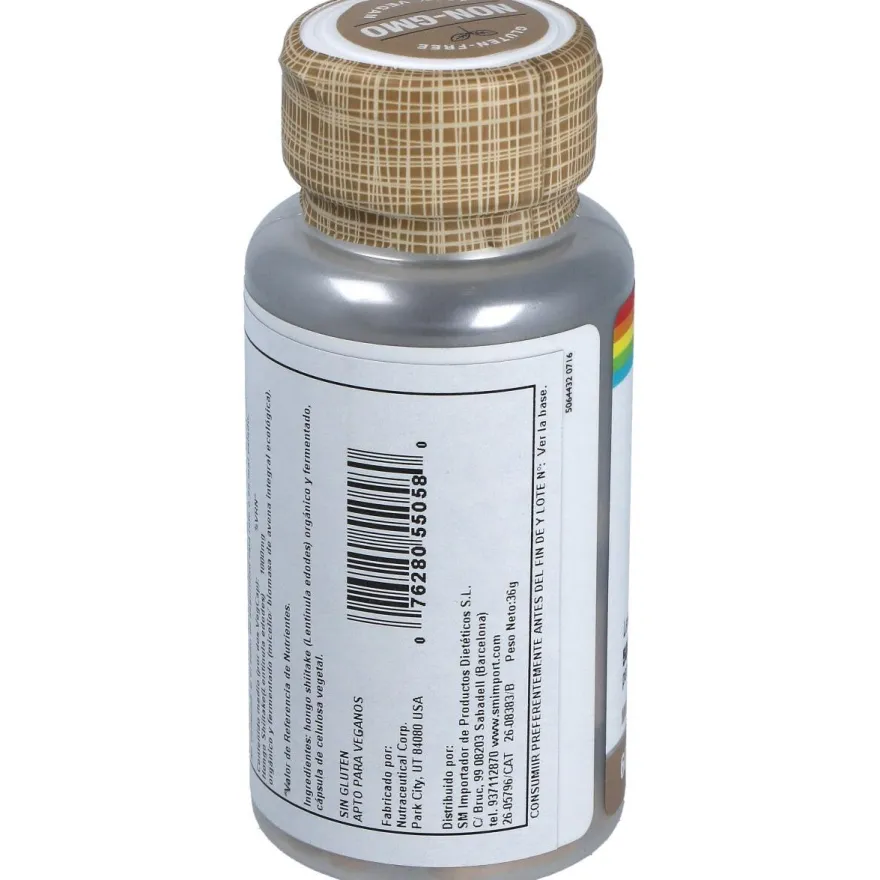 Solaray Shiitake 500Mgcaps