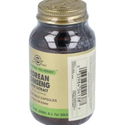 Solgar Ginseng Coreano Extracto De Raíz 60Vcaps