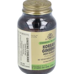 Solgar Ginseng Coreano Extracto De Raíz 60Vcaps