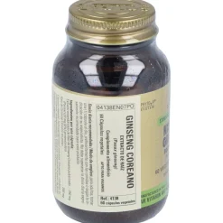 Solgar Ginseng Coreano Extracto De Raíz 60Vcaps