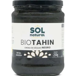 Sol Natural Bio Tahin Crema De Sesamo Negro 250G