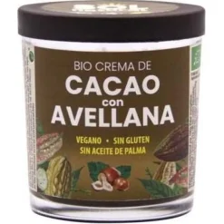 Sol Natural Crema Cacao Avellanas Bio 200g - Solnatural