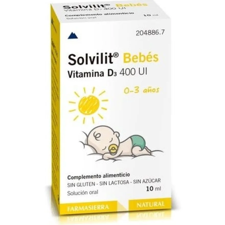 Solvilit Bebés Vitamina D3 400 10ml - Farmasierra