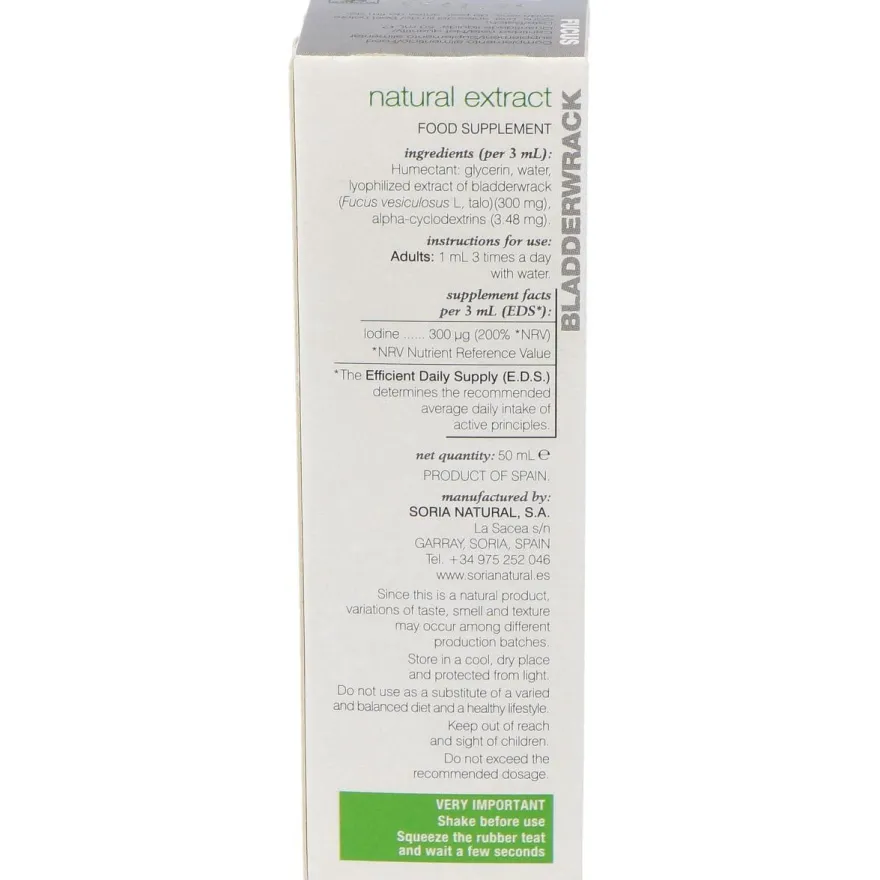 Soria Natural Ext. Fucus Xxl 50Ml