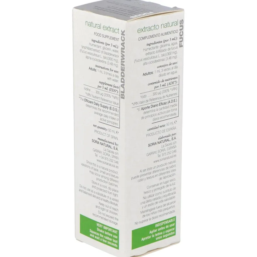 Soria Natural Ext. Fucus Xxl 50Ml