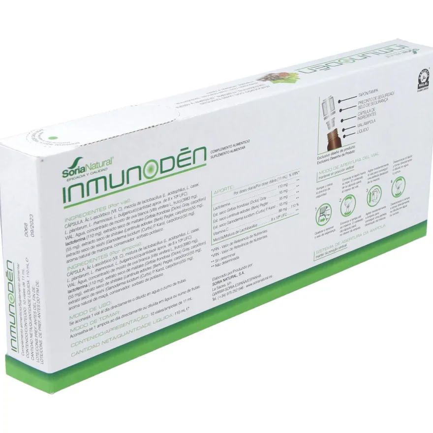 Soria Natural Inmunoden 10 Viales