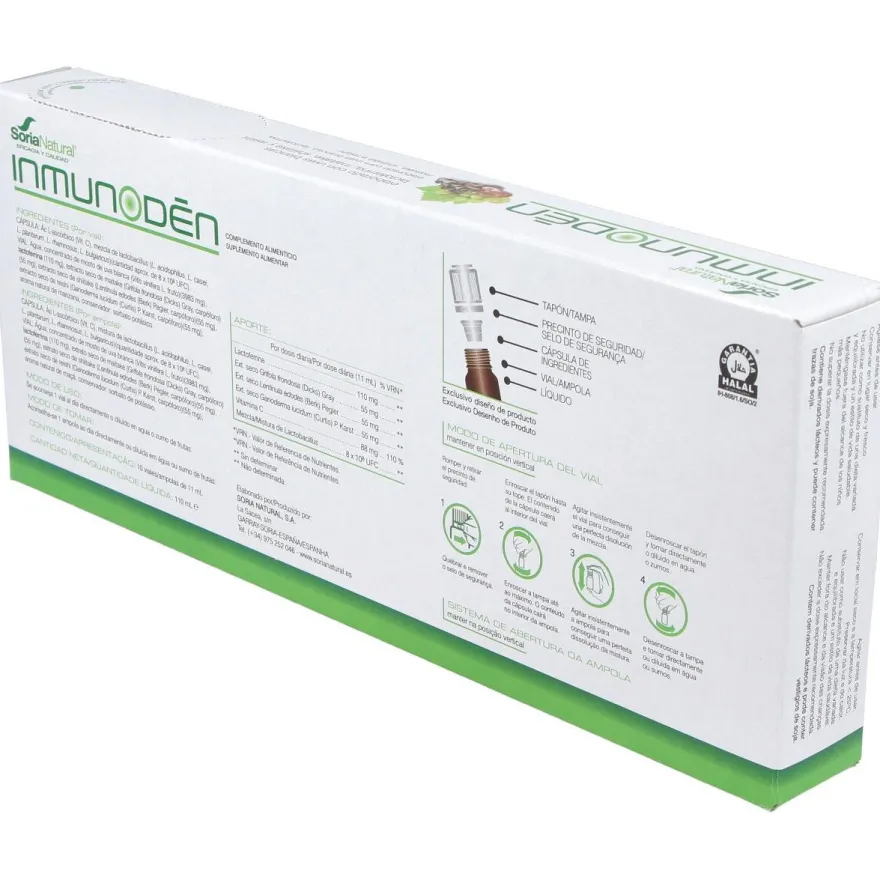 Soria Natural Inmunoden 10 Viales