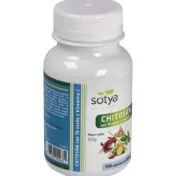 Sotya Chitosán + Té Verde + Vitamina C 600Mg 100Cáps