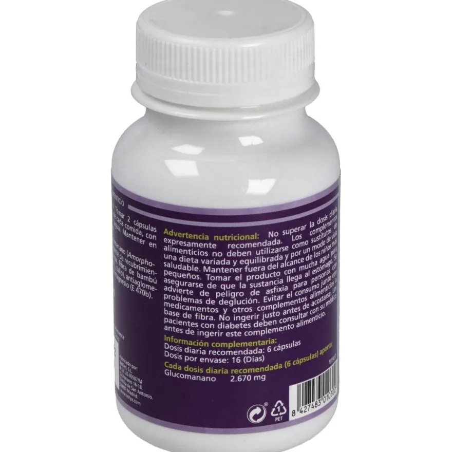 Sotya Glucomanano 600Mg 100Cáps