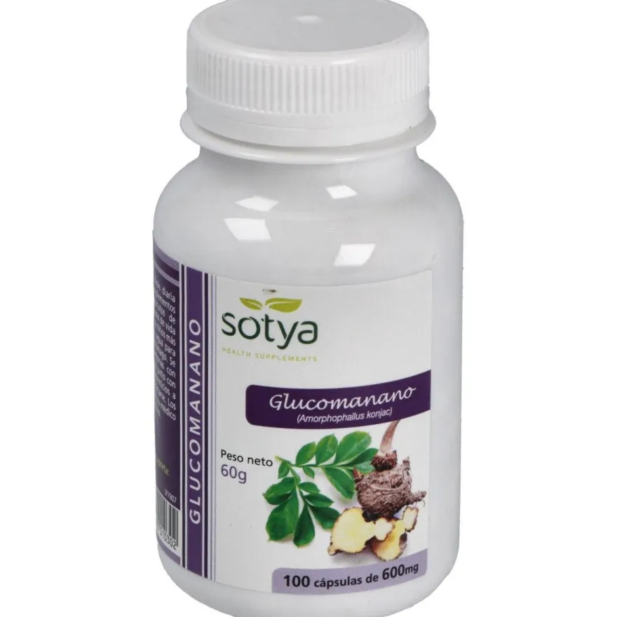 Sotya Glucomanano 600Mg 100Cáps