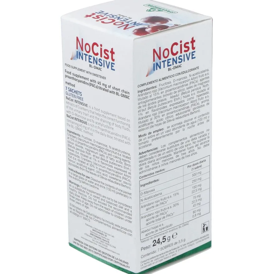 Specchiasol Nocist Intensive 7 Sobres