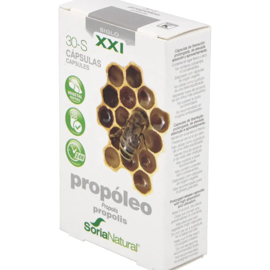 30 - S Propóleo Xxl 30 Cápsulas - Soria Natural