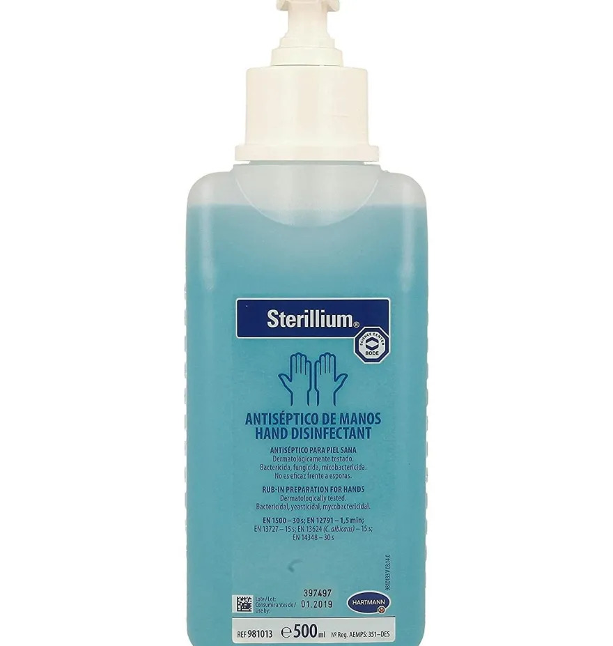 Sterillium (1 Frasco con Valvula 500 ml) - Laboratorios Hartmann