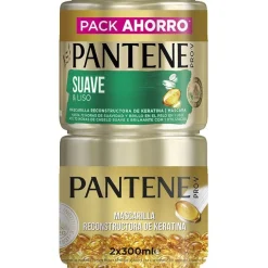 Suave y Liso Mascarilla Capilar 2x300ml - Pantene