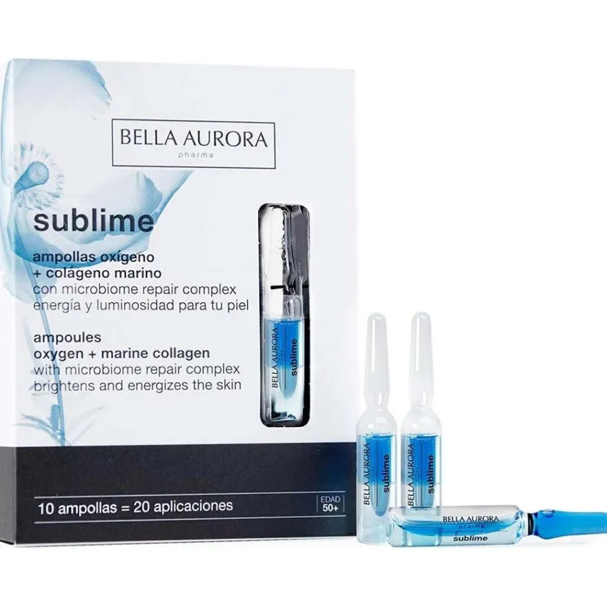 Sublime Ampollas Oxigeno + Colageno Marino - Bella Aurora