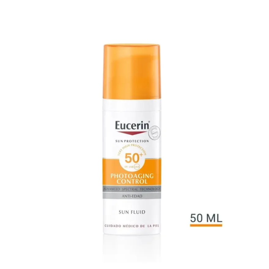 Sun Face Photoaging Control Fluido FPS50+, 50 ml. - Eucerin