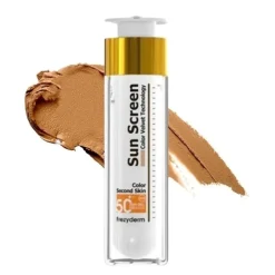 Sun Screen Color SPF 50+ Velvet Second Skin Technology, 50 ml. - Frezyderm