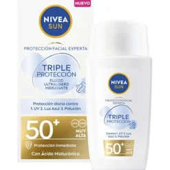 Sun Triple Protección Fluido Ultraligero Facial spf50 40ml - Nivea