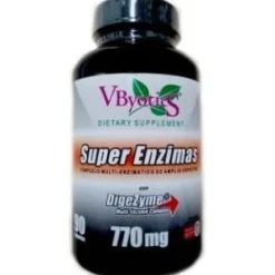 Super Enzimas con Dygeszime 90caps - Vbyotics