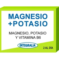 Suplemento de Magnesio, Potasio y Vitamina B6 60 Cápsulas - Integralia