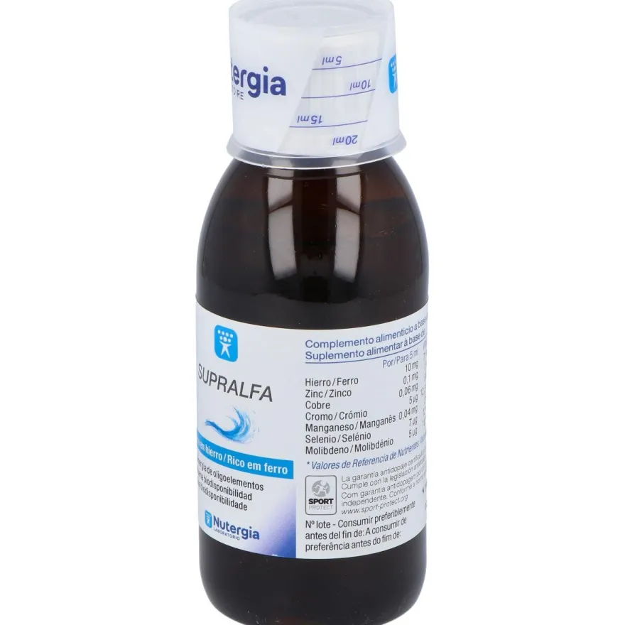 Supralfa (bioalfa) (minerales y Oligoelem.) 150ml - Nutergia
