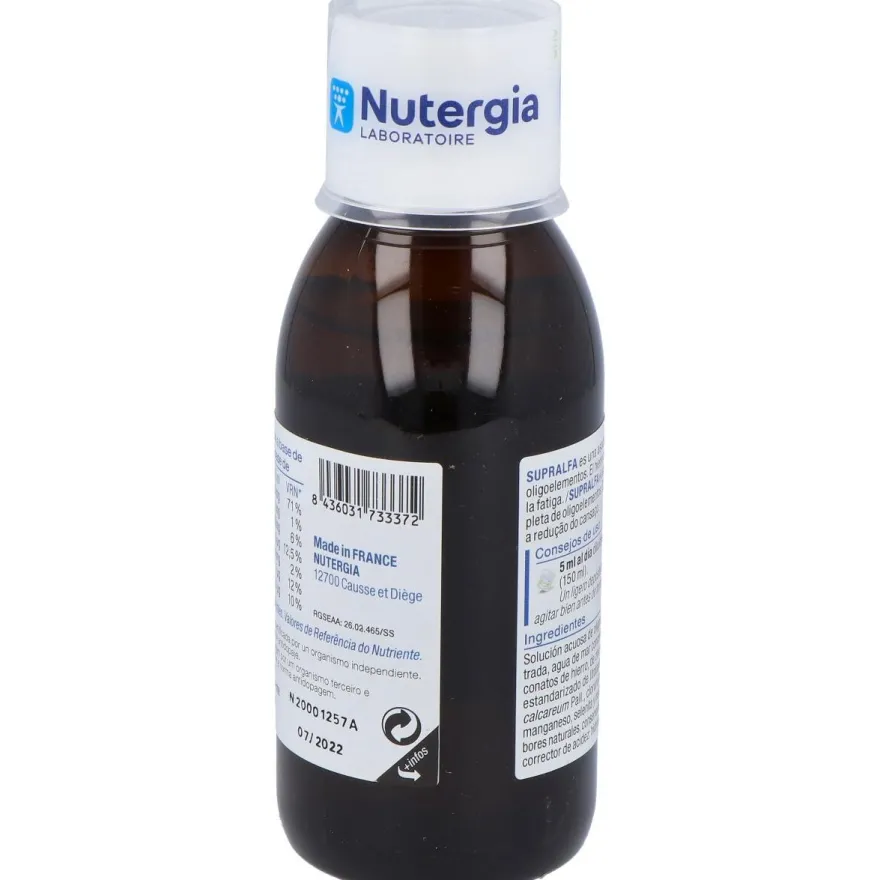 Supralfa (bioalfa) (minerales y Oligoelem.) 150ml - Nutergia