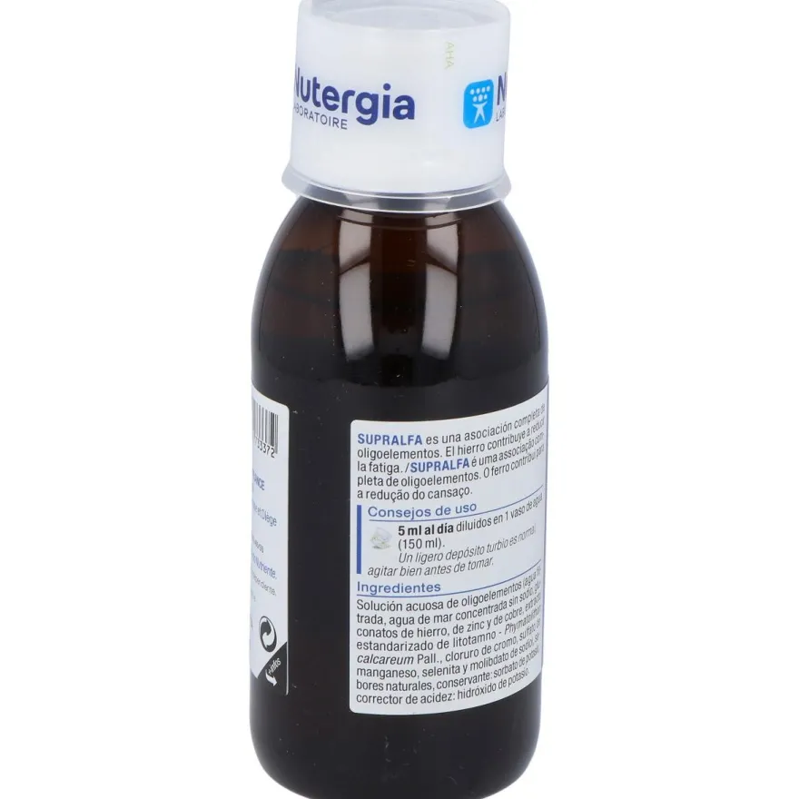 Supralfa (bioalfa) (minerales y Oligoelem.) 150ml - Nutergia