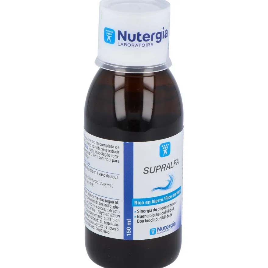 Supralfa (bioalfa) (minerales y Oligoelem.) 150ml - Nutergia
