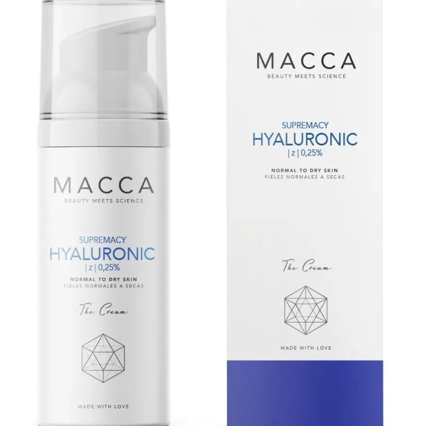 Supremacy Hyaluronic Z 025% Cream Normal To Dry Skin 50ml - Macca