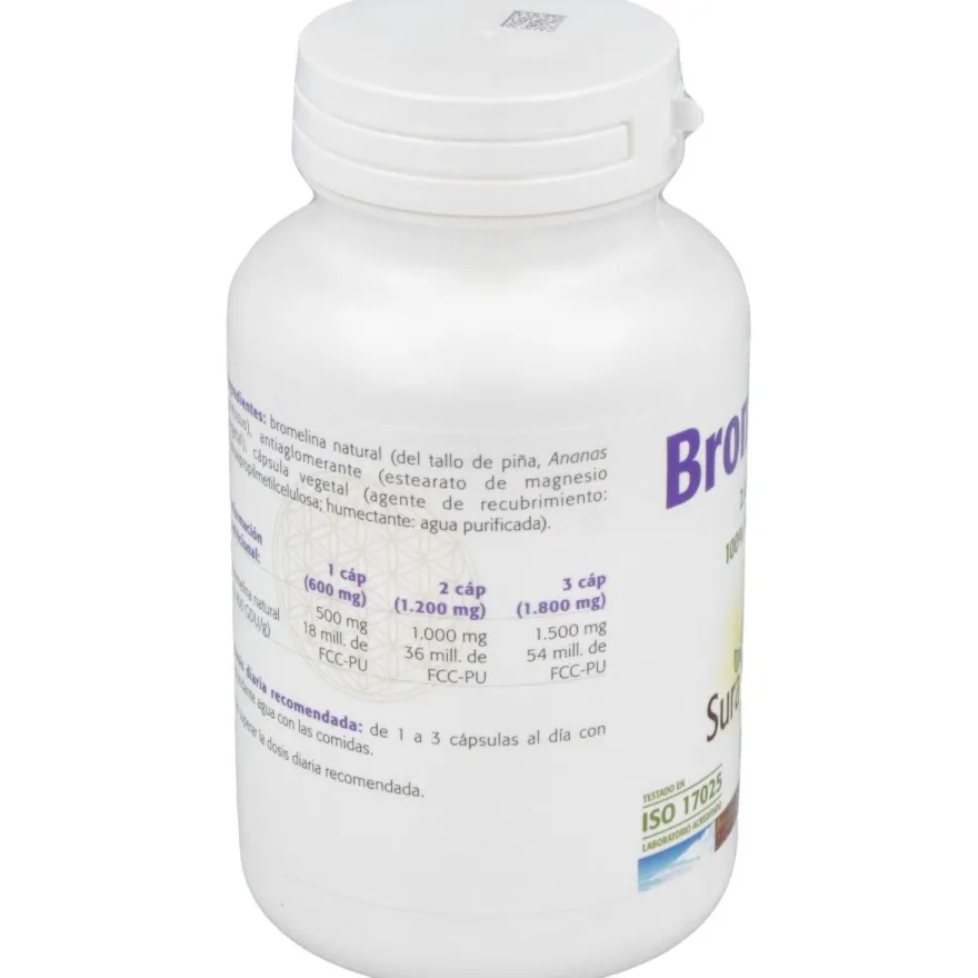 Sura Vitasan Bromelina 2.400 500 Mg. 90 Cápsulas