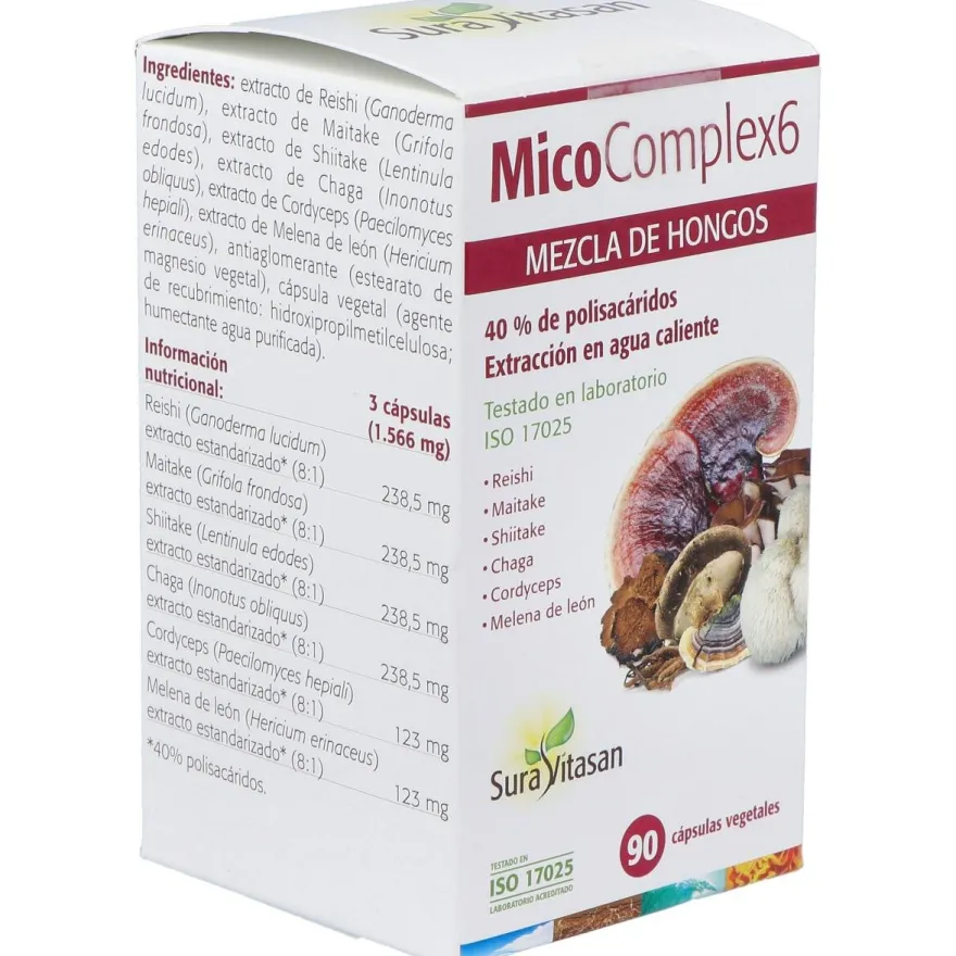 Sura Vitasan Mico Complex 6 90 Cápsulas