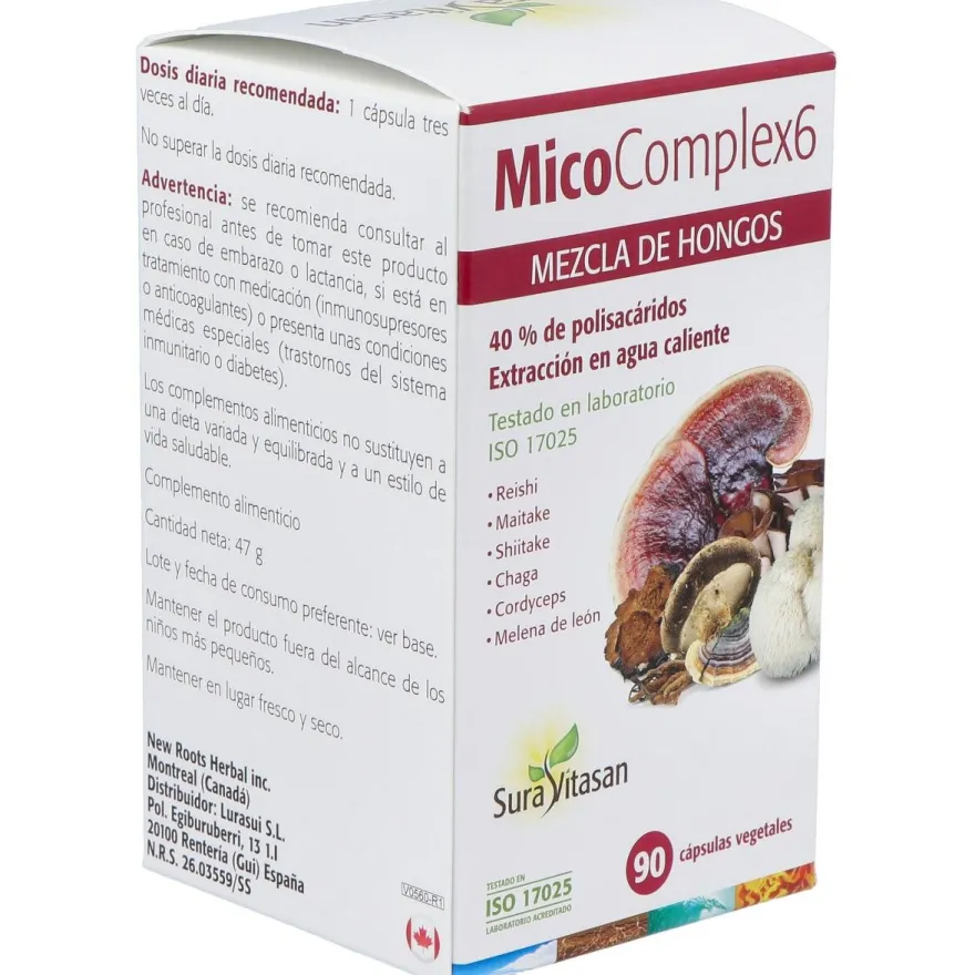 Sura Vitasan Mico Complex 6 90 Cápsulas