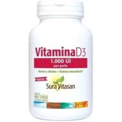 Sura Vitasan Vitamina D3 1.000Ui 60 Perlas