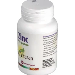 Sura Vitasan Zinc Pvh Quelado 100 Cápsulas