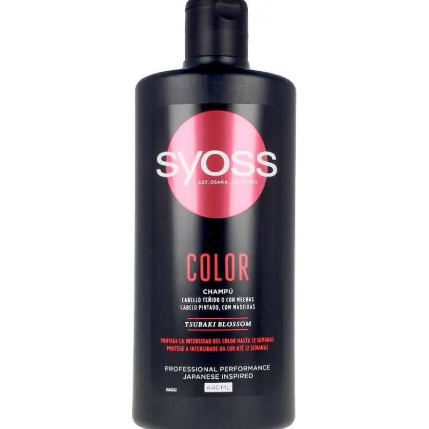 Syoss Shampoo Cabello Teñido Color Tech 440Ml