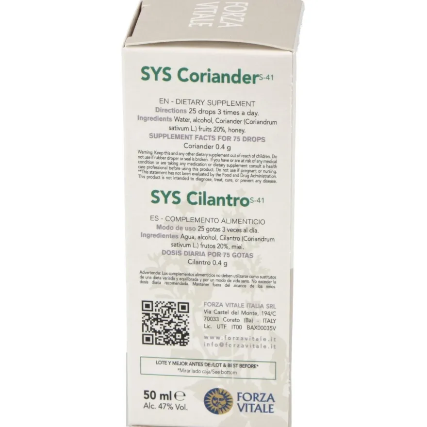 Sys.Coriandolo (Cilantro) 50Ml.