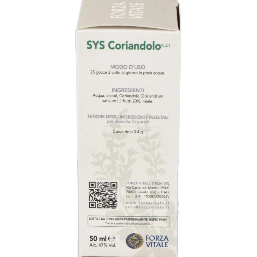 Sys.Coriandolo (Cilantro) 50Ml.