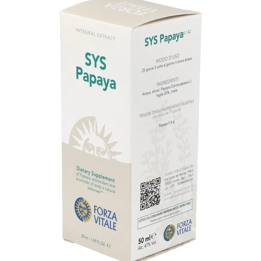 Sys.papaya 50ml - Forza Vitale