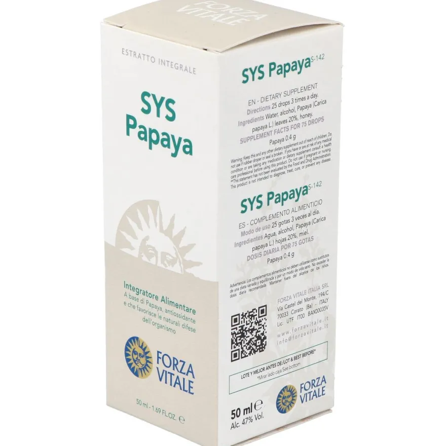 Sys.papaya 50ml - Forza Vitale