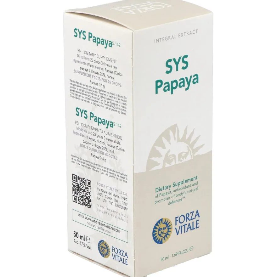 Sys.papaya 50ml - Forza Vitale