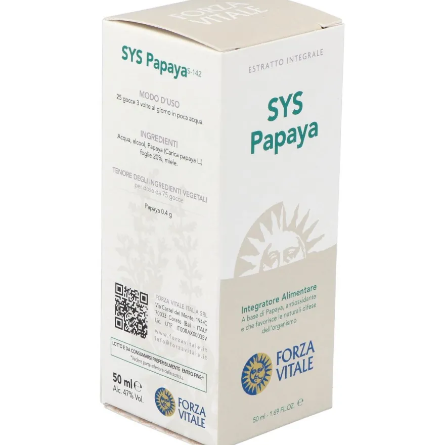 Sys.papaya 50ml - Forza Vitale