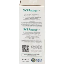 Sys.papaya 50ml - Forza Vitale