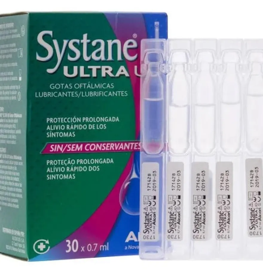 Systane Ultra Unidosis, Gotas Oftálmicas Lubricantes, 30 Monodosis. - Alcon
