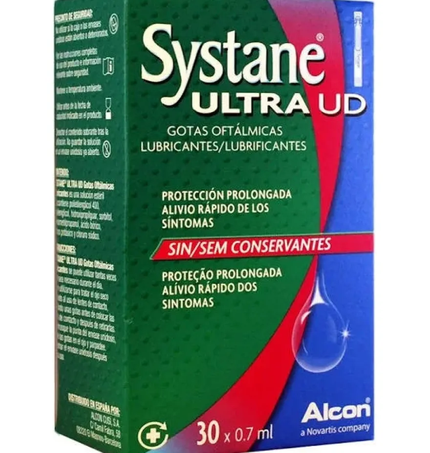 Systane Ultra Unidosis, Gotas Oftálmicas Lubricantes, 30 Monodosis. - Alcon