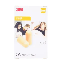 Tapones Oídos Poliuretano, 4 ud. - 3M