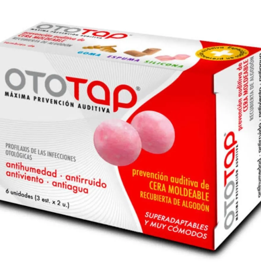 Tapones Oidos Cera - Ototap (6 Unidades) - Procesa