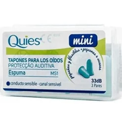 Tapones Oidos Espuma - Quies Ms1 (Mini 3 Pares)